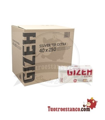 Tubos Gizeh filtro largo  250 u(1x40)
