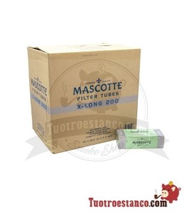 Tubos Mascotte de filtro largo - 50 cajitas de 200 unidades (Cajón).