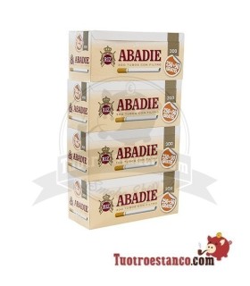 Tubos Abadie 300 - 4 cajitas de 300 unidades.