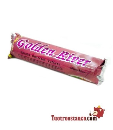 Carbón Golden River 33mm sabor: coco