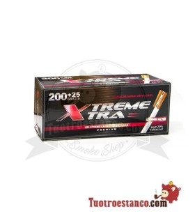 Tubos X-Trem filtro largo 1 Cajita de 225 tubos