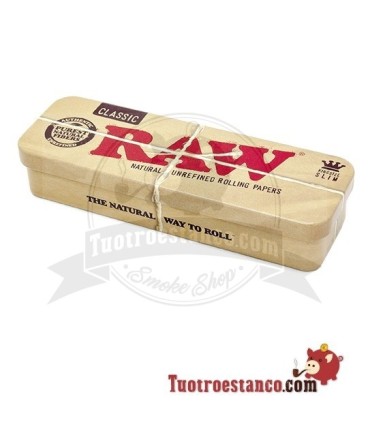 Caja metal RAW King Size de 11,5 x 4 cm.