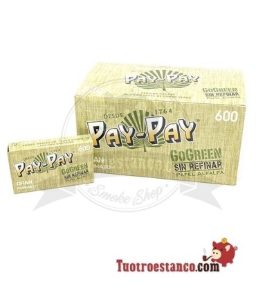 Papel Pay-pay Alfalfa Verde 20 libritos de 600 hojas