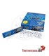 Cas de papier King Size Juteux Bleuets de 24 livrets