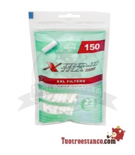 Filtros X-Trem Largos Mentolados de 6 mm 150 filtros
