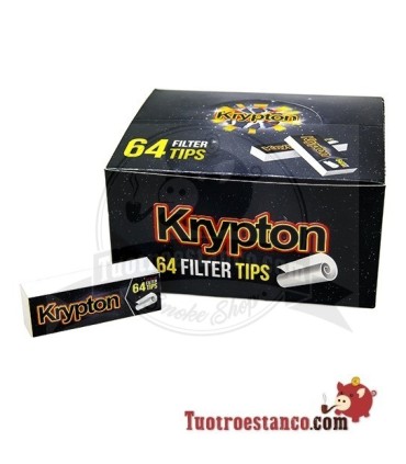 Filtros de cartón Krypton - 1 caja con 50 libritos.