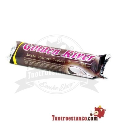 Carbón Golden River 33mm sabor: coco