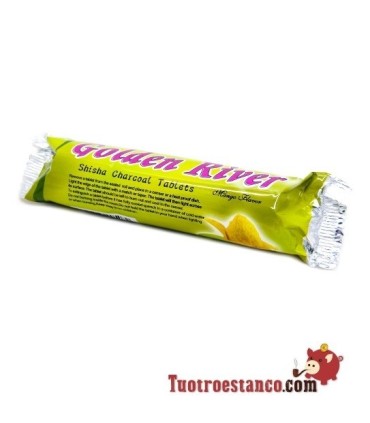 Charbon de bois Rivière d'Or 33mm goût: noix de coco