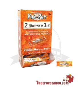 Expositor Pay-Pay Naranja Nº 8 de 70 mm - 100 libritos.