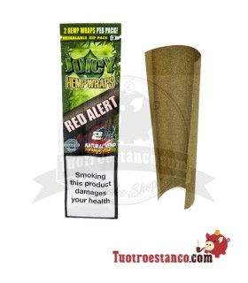 Papel de Cáñamo Juicy Blunt Red Alert Sabor Fresa