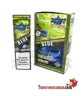 Papel de Cáñamo Juicy Blunt Blue Arándanos, 25 unidades