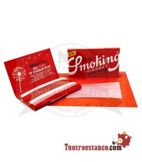 Papel Smoking Thinnest Doble Ventana Ultra Fino de 70mm