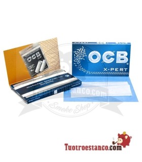 Papel OCB Azul X-Pert Doble Ventana de 70 mm
