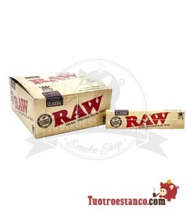 Papel Raw King Size de 110 mm - 50 libritos