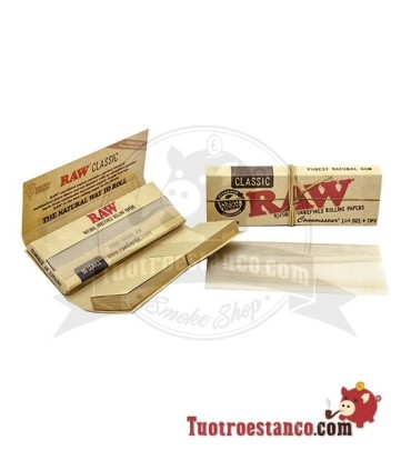 Papel RAW 1 1/4 de 78 mm + Tips