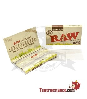 Papel Raw doble ventana orgánico