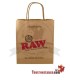 Bolsa de papel Raw 26 cm x 23 cm
