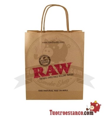 Sac de papier de Raw 26 cm x 23 cm
