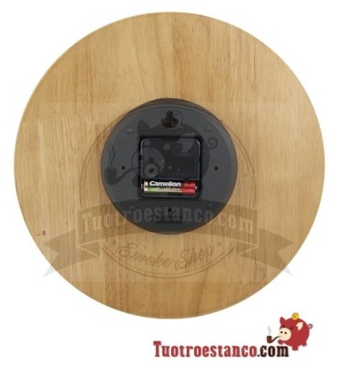 Horloge en bois Brut