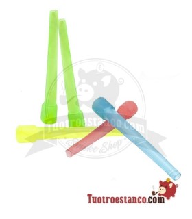 Buses de Narguilé Plastique Long 9,5 cm Pack de 5 pièces