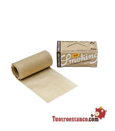 Thinnest Brown Ultra Thin Paper Smoking Roll 4 m