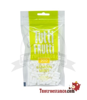 Tutti Frutti Limone e Menta Filtri 6mm 200 unità