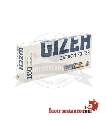 Tubos Gizeh Carvão Vegetal - 1 caixa de 100 unidades