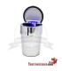 Cenicero coche LED Plata y Negro