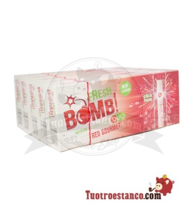 Tubos Fresh Bomb! Aardbei - 5 dozen van 100 eenheden