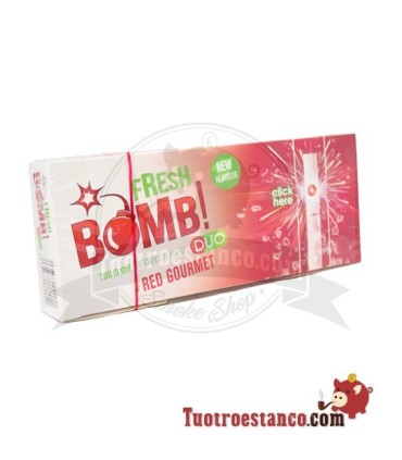 Tubos Fresh Bomb! Fresa - 1 caja de 100 tubos