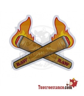 Raw Adesivo cruz de cone Fire 2