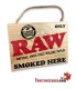 Cartel RAW de Madera de 30,5 cm x 22,5 cm
