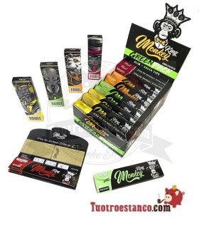 Papel Monkey Pack King Size Verde Fluo 110 mm + Filtros