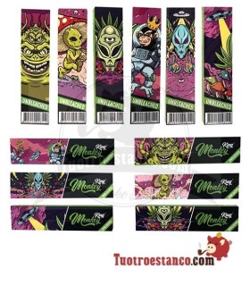 Pacote de Monkey de Papel King Size verde alienígena 110 mm + Filtros