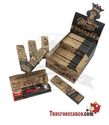 Papel Monkey Pack King Size Brown 110 mm + Filtros