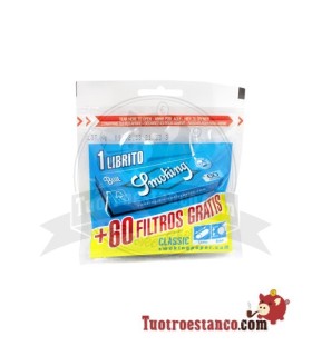 Filter Smoking Slim 6mm 60 Filter + Booklet