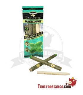 Papel King Palm cones Magic Mint - 2 rolls