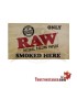 Adesivo Raw solo fumato qui