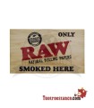 Autocollant Raw Only Smoked Here