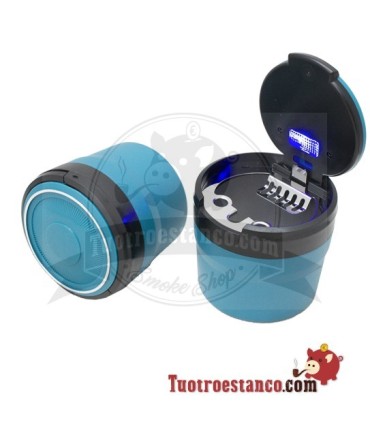 Compacte LED-autoasbak