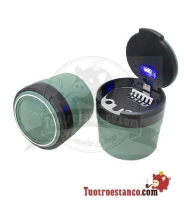 Compacte LED-autoasbak