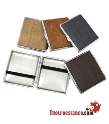 Champ Metallic Wood Sigarettendoosje 20 sigaret