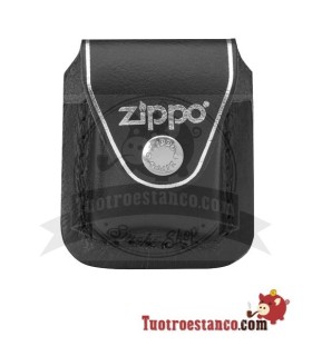 Zippo Black leather case
