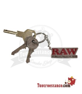 Sleutelhanger met ruwe metalen