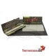 Papier Raw noir bio 1 1/4 78 mm 50 feuilles