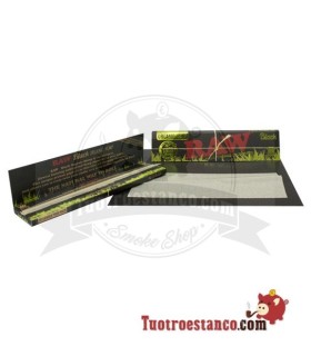King Size Bio Raw Schwarzes Papier 32 Blatt