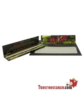 Raw Black Organic King Size Papieren Hoesje - 50 boekjes