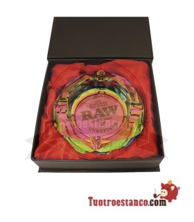 Cenicero de cristal RAW Raimbow