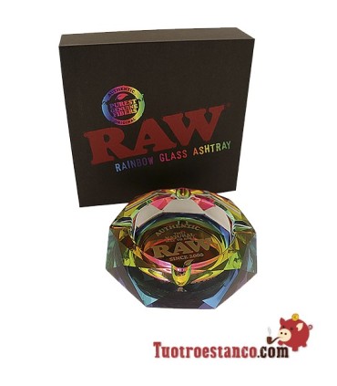 Cenicero de cristal RAW Raimbow