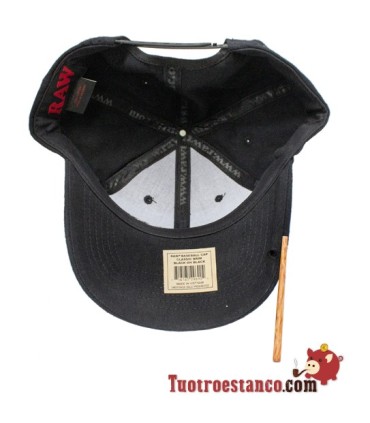 Gorra all black RAW + Poker.